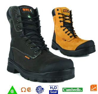 STC - MASTER 8" NUBUCK SAFETY WORK BOOTS